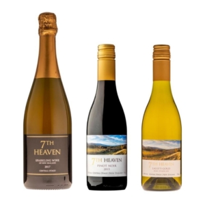 7th Heaven Central Otago Wine Pack Bubbles, Pinot, Blanc 375ml option