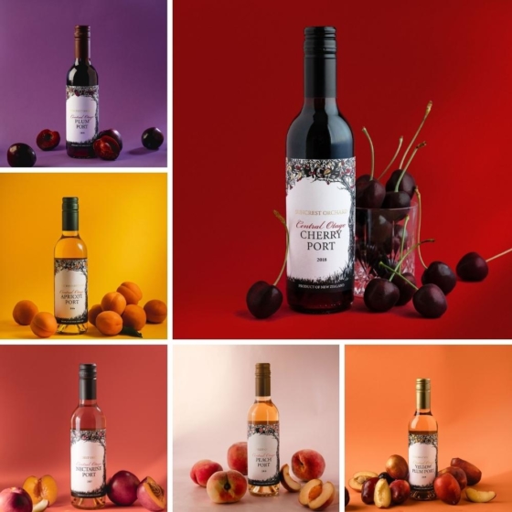 Pack of 6 Fruit Ports from Suncrest Orchard Central Otago